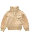 Sovereign Code Columbia Mock Neck Pullover In Beige