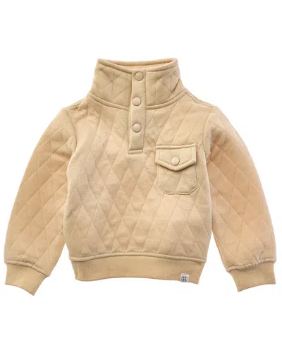 Sovereign Code Kids' Columbia Mock Neck Pullover In Beige