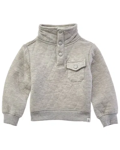 Sovereign Code Columbia Mock Neck Sweater In Gray