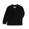 Sovereign Code Constant Knit Henley In Black