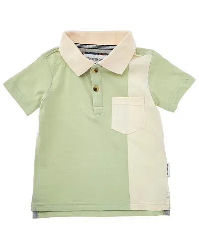 Sovereign Code Kids' Creator Colorblocked Jersey Polo Shirt In Green