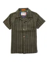 Sovereign Code Evander Button Front T-shirt In Green
