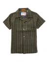 Sovereign Code Evander Button Front T-shirt In Green