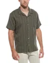 Sovereign Code Evander Button Front T-shirt In Green