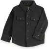 Sovereign Code Favor Button Down Knit Shirt In Gunmetal