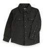 Sovereign Code Favor Button Down Knit Shirt In Gunmetal