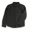 Sovereign Code Favor Button Down Knit Shirt In Gunmetal