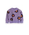 Sovereign Code Girls' Hailey Crewneck Sweatshirt - Baby In Paisley Purple