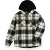 Sovereign Code Guard Button Down Shirt In Black/seeker Plaid