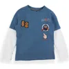 Sovereign Code Kids'  Harper Long Sleeve T-shirt In Blue