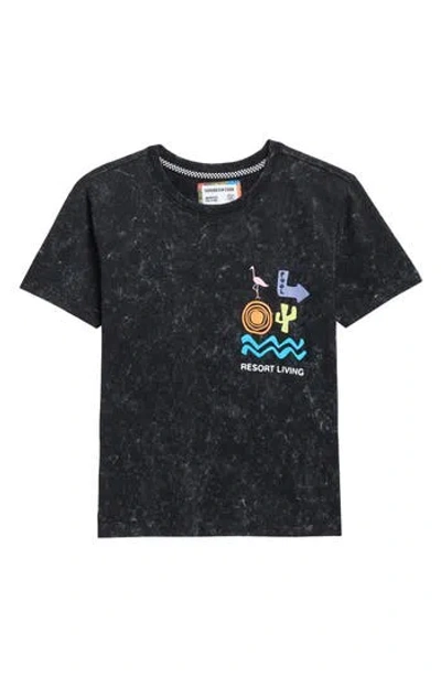 Sovereign Code Kids' Alert Graphic T-shirt In Blue