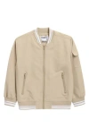 Sovereign Code Kids' Cedric Tech Bomber Jacket In Brown