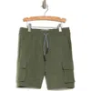 Sovereign Code Kids' Command Cargo Shorts In Sage
