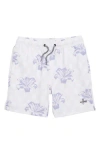 Sovereign Code Kids' Cruise Floral Board Shorts In Purple