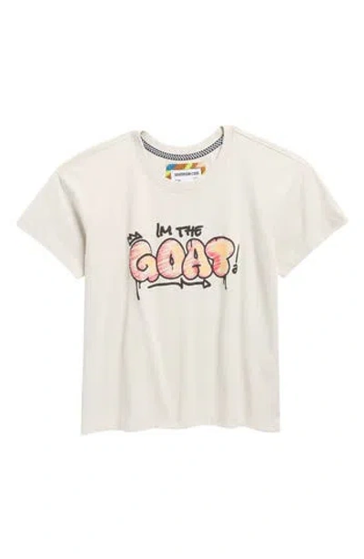 Sovereign Code Kids' I'm The Goat Graphic T-shirt In Brown