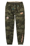 Sovereign Code Kids' Jaron Varsity Joggers In Green