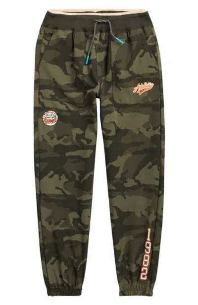 Sovereign Code Kids' Jaron Varsity Joggers In Green