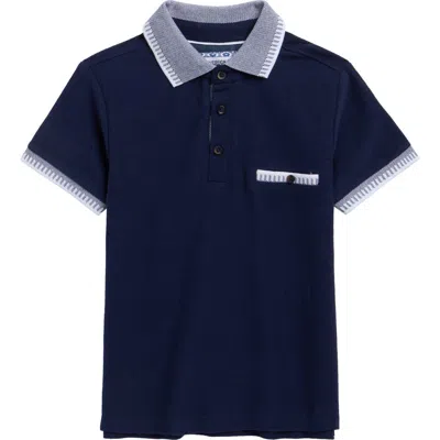 Sovereign Code Kids' Otara Cotton Polo In Blue