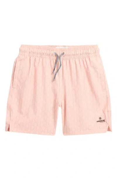 Sovereign Code Kids' Session Swim Trunks In Spears/peach Beige