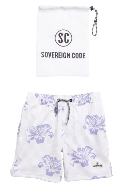 Sovereign Code Kids' Session Volley Shorts In White