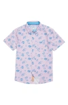 SOVEREIGN CODE KIDS' STANLEY FLYING SHORT SLEEVE BUTTON-UP SHIRT