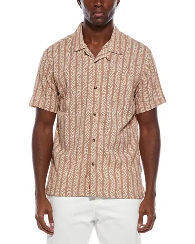 Sovereign Code Lantern Woven Shirt In Brown