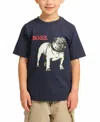 Sovereign Code Big Boys Short Sleeve T-shirt In Naval Academy