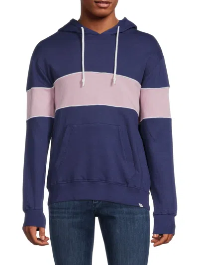 Sovereign Code Men's Project Colorblock Hoodie In Navy