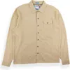Sovereign Code Nick Woven Polo Shirt In Nude