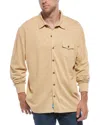 Sovereign Code Nick Woven Polo Shirt In Brown