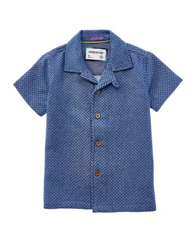 SOVEREIGN CODE SOVEREIGN CODE RIVIERA BUTTON FRONT T-SHIRT
