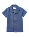 Sovereign Code Riviera Button Front T-shirt In Blue