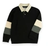 Sovereign Code Rush Collar Knit Shirt In Black