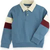 Sovereign Code Rush Collar Knit Shirt In Coronet Blue