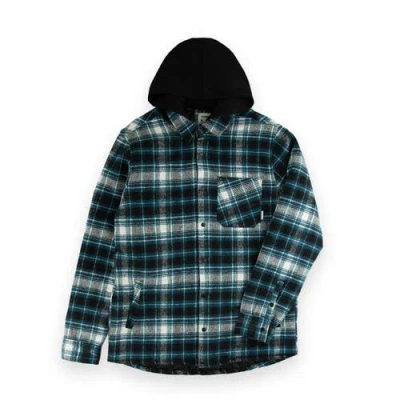 Sovereign Code Shaheen Button Down Shacket In Blue