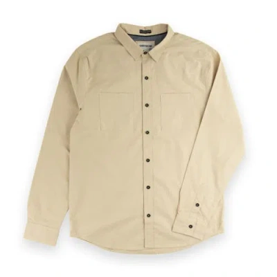 Sovereign Code Simon Button Down Shirt In Beige