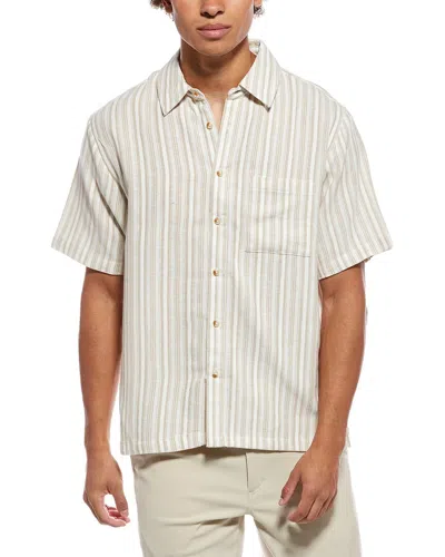 Sovereign Code Stripe Shirt In Brown