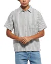 Sovereign Code Stripe Shirt In Gray