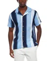 Sovereign Code Super Stripe Shirt In Blue
