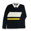 Sovereign Code Thesis Collar Knit Shirt In Naval Academy
