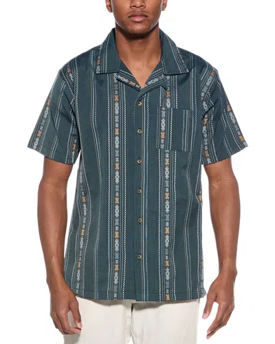 Sovereign Code Tour Woven Shirt In Blue