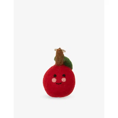 Sowvital Womens  Apple Felt Bag Charm