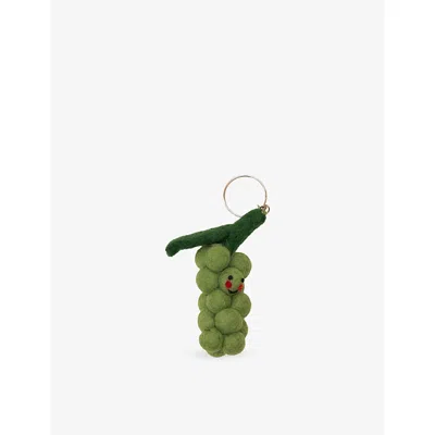 Sowvital Womens  Grapes Felt Bag Charm