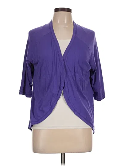 Pre-owned Soybu 3/4 Sleeve Blouse In Purple