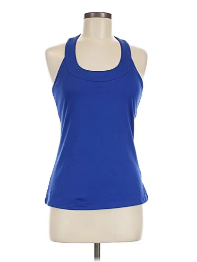 Pre-owned Soybu Sleeveless Top Blue Halter Neckline Tops