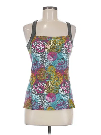 Pre-owned Soybu Sleeveless Top Teal Halter Neckline Tops In Blue