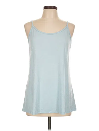 Pre-owned Soybu Tank Top Blue Halter Neckline Tops