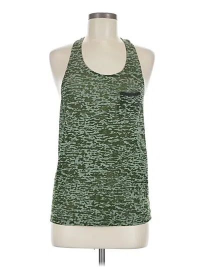 Pre-owned Soybu Tank Top Green Halter Neckline Tops