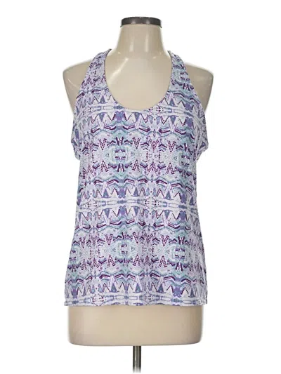 Pre-owned Soybu Tank Top Purple Halter Neckline Tops