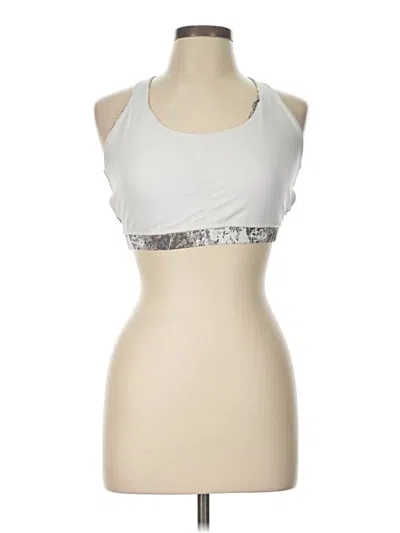 Pre-owned Soybu Tank Top Silver Halter Neckline Tops